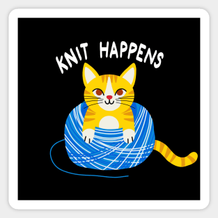 knit happens Sticker